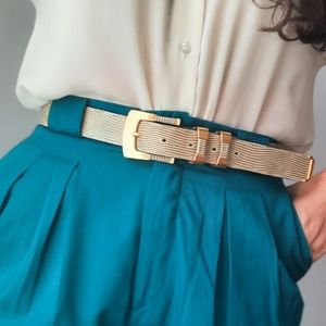 Vintage B.B. Simon leather belt